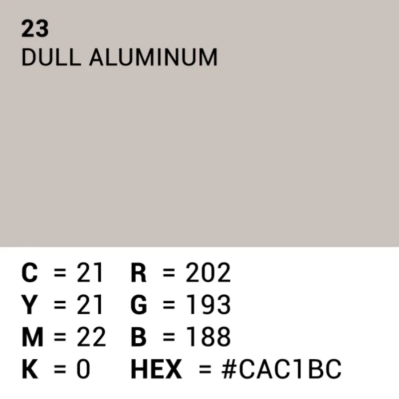 #23 Dull Aluminum