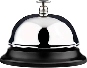 Chrome Hotel Service Bell