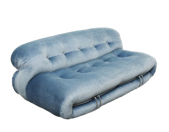 Soriana Sofa in Sky Blue