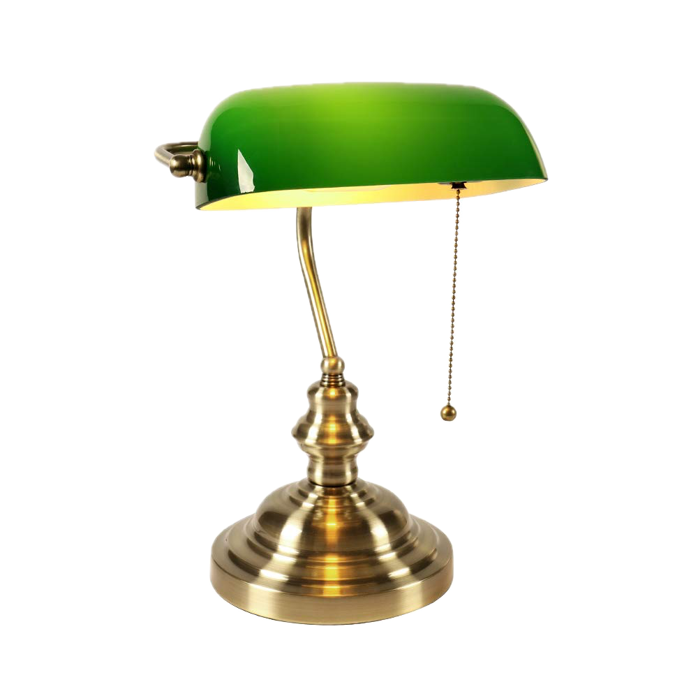 Green Bankers Lamp
