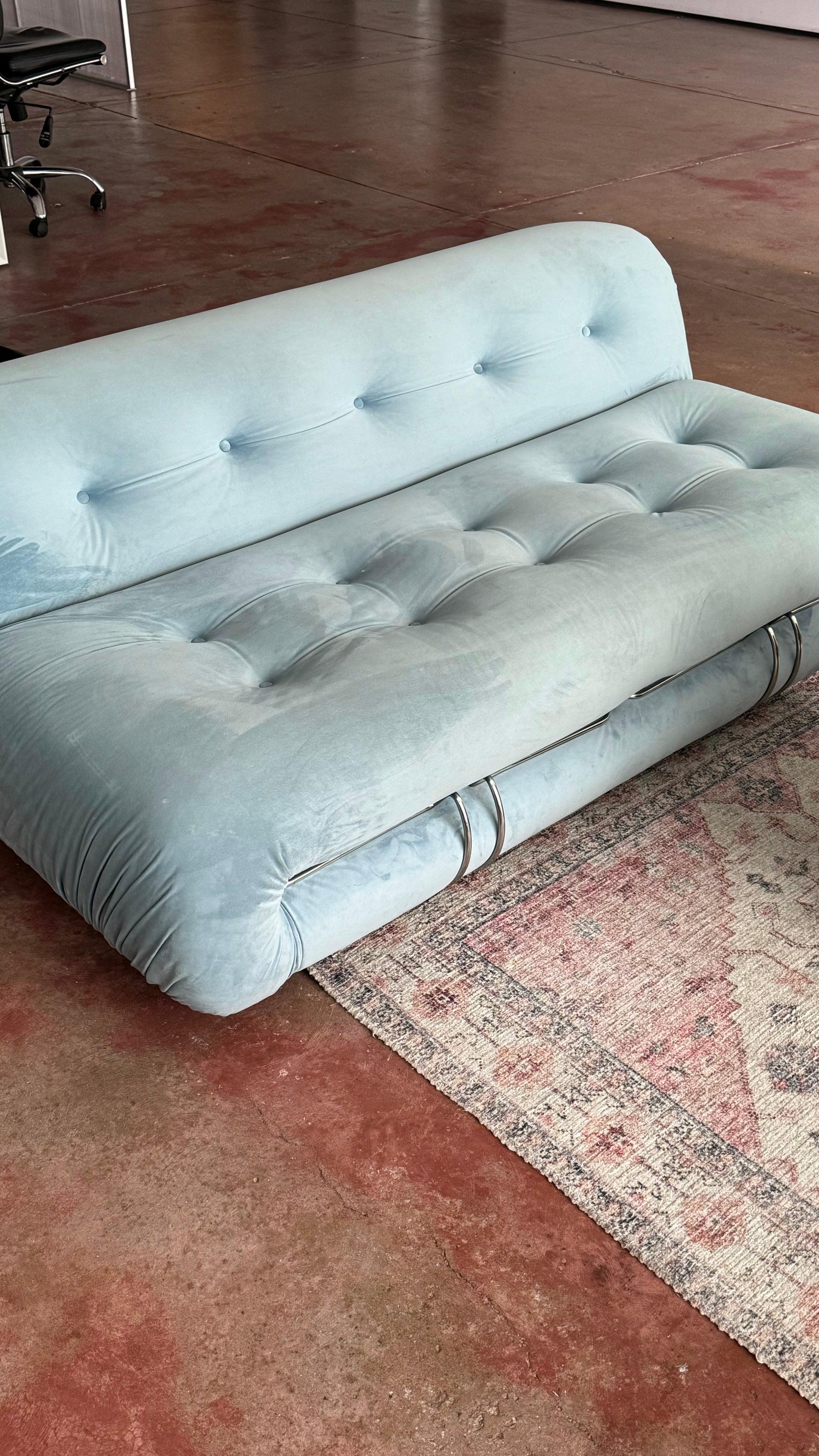 Soriana Sofa in Sky Blue