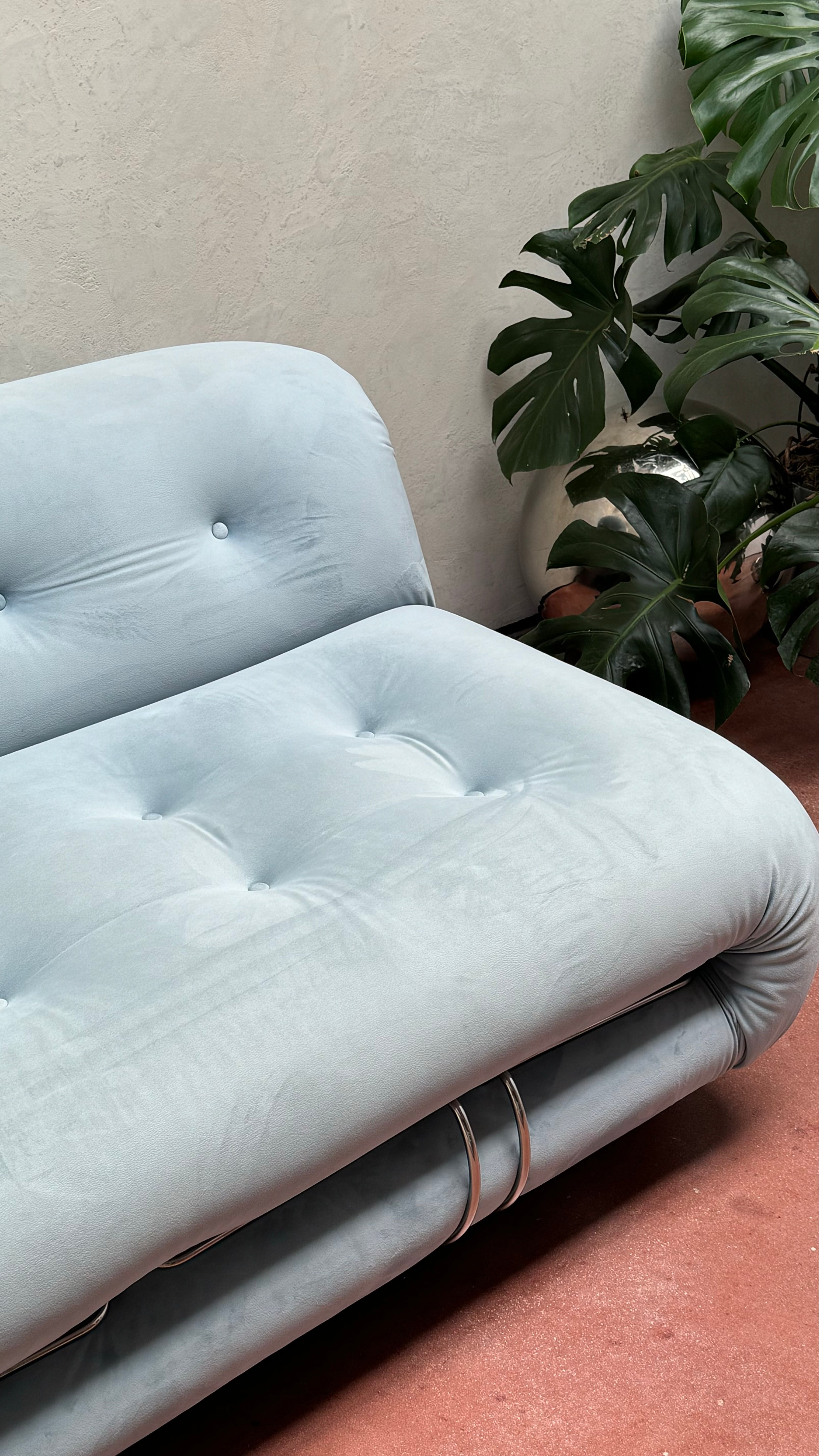 Soriana Sofa in Sky Blue