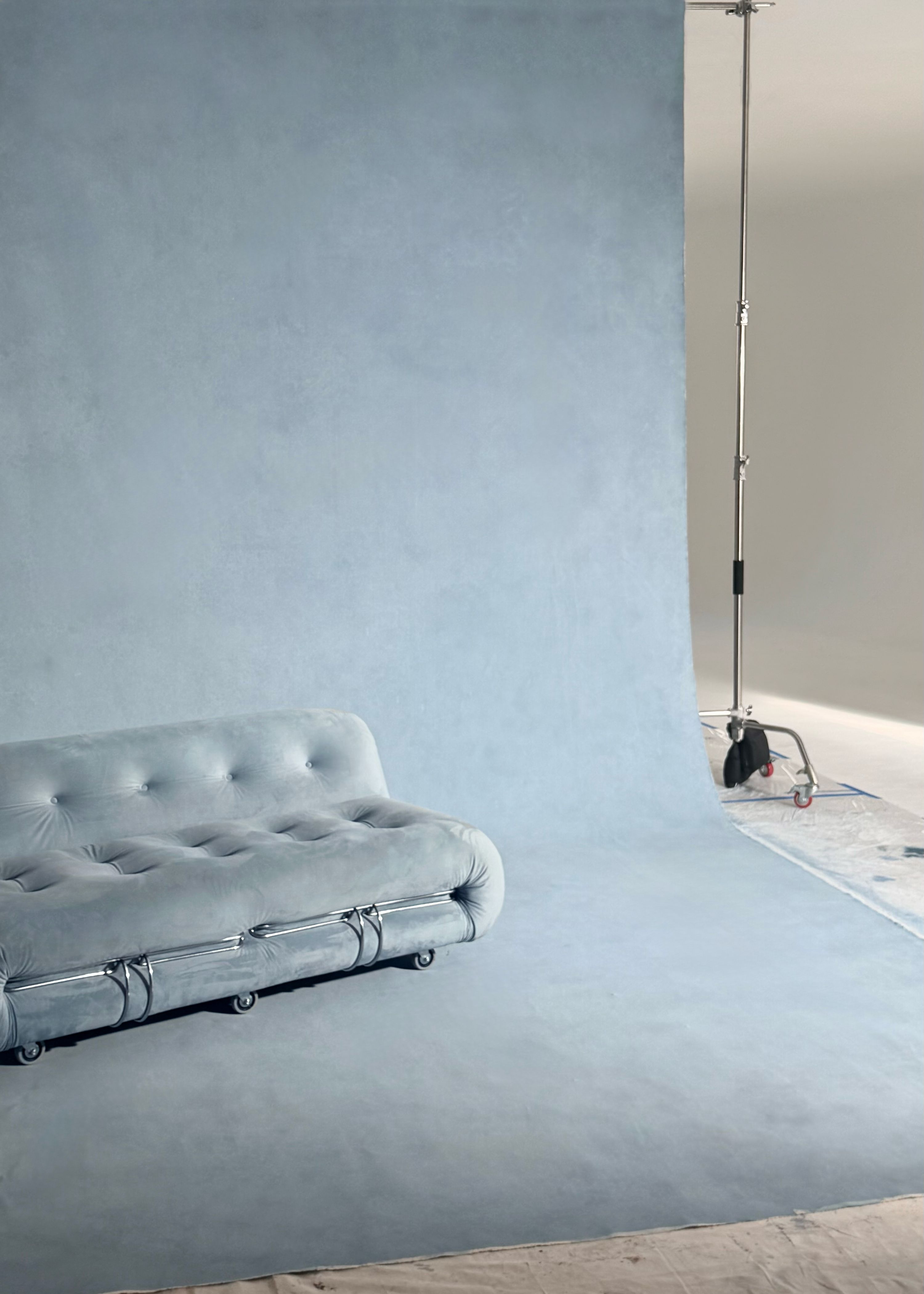 Sky Blue Fabric Backdrop