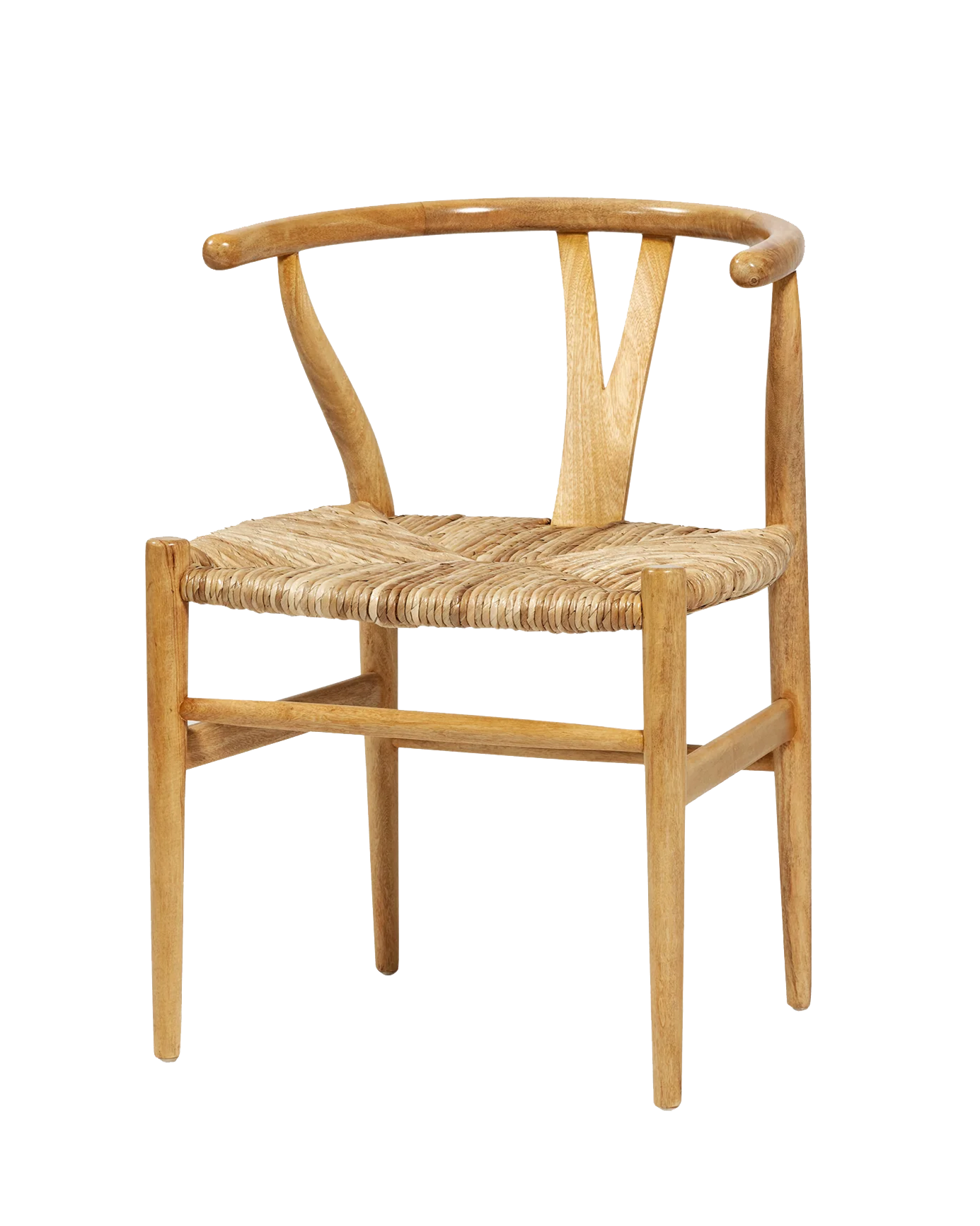 Wicker Wishbone Chair